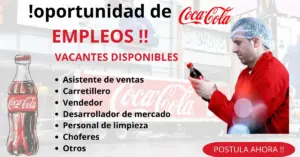 CONVOCATORIA PERSONAL PARA COCA COLA